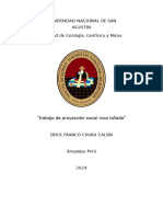 Segundo Avance Del Trabajo de Proyeccion Social - ERICK FRANCO CHURA CALSIN