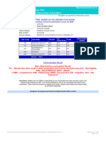 Secondary School Examination (Class X) 2022