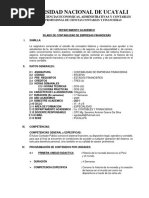 Silabo Contabilidad de Empresas Financieras