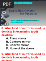 Lesson 9 SIMPLE ELECTRIC MOTOR & GENERATOR