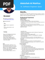 About Me: Suffix IT Limited Sr. Software Engineer (Java)