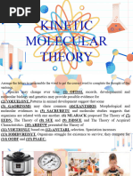 Kinetic Molecular Theory