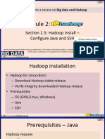 2.5 - Demo-Hadoop Install - Java SSH Configure