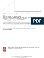 Determinants of Leveraged Buyout Activity - Free Cash Flow vs. Financial Distress Cost - 1993