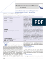 A Prospective Observational Study On Prescribing Pattern of Myocardial Infarction in A Tertiary Care Hospital