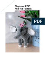 Crochet Elephant PDF Amigurumi Free Pattern