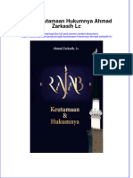 Rajab Keutamaan Hukumnya Ahmad Zarkasih LC Full Chapter Free