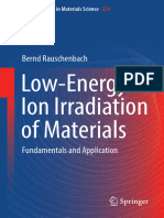 Rauschenbach - 2022 - Low-Energy Ion Irradiation of Materials