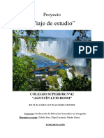 Proyecto Viaje A Salta y Cataratas