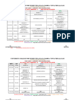 I, III & V Semester Exams Time Table - JAN 2023