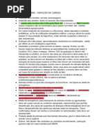 Resumo para Enare - Inspeção de Carnes