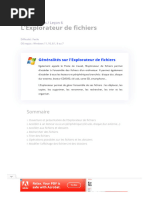 L'Explorateur de Fichiers - Le Poste de Travail - Cours Windows