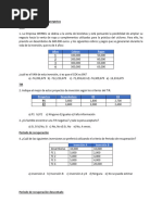 Ejercicios Unidad 7 Evaluación de Proyectos