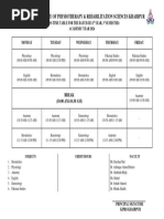 Time Table Batch-III 22.05.2024