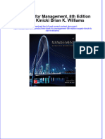 Test Bank For Management, 8th Edition Angelo Kinicki Brian K. Williams Download PDF Full Chapter