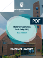 Masters Programme in Public Policy Brochure