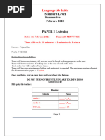 Sumativo Ab Initio Paper 2 Listening Febrero