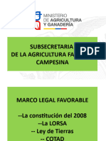 Agricultura Familiar Campesina PRESENTACIÓN PMA 27 2 2018