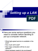 Setting Up A LAN