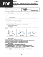 Electrisation Par Frottement Courant Électrique