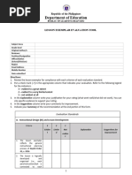 Lesson Exemplar Evaluation Tool