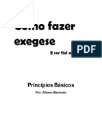 Como Fazer Exegese e Ser Fiel Ao Texto