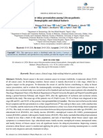 Breast Cancer Delay Presentation Among Libyan Patients: Demographic and Clinical Features