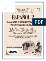 Tarea 7 de Español 2