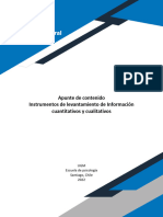 Apunte de Contenido Instrumentos de Levantamiento de Información Cuantitativos y Cualitativos