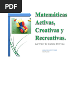 Matemáticas Activas, Creativas y Recreativas