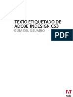 Manual Adobe InDesign CS3 Texto Etiquetado