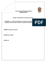 Analisis de Los Estados Financieros