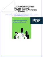 ATI RN Leadership Management Proctored Exam (2 Versions) (LATEST-202021 All Correct Answers) Download PDF Full Chapter