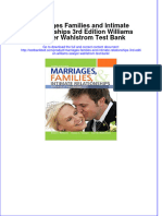 Marriages Families and Intimate Relationships 3rd Edition Williams Sawyer Wahlstrom Test Bank Download PDF Full Chapter