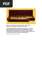 Clavichord Pics and Text