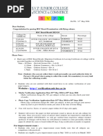 HSC Result 2024 Letter Dahisar