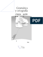 Libro Gramática y Ortografía