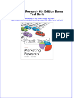 Marketing Research 6th Edition Burns Test Bank Instant Download All Chapter