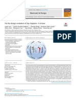 On The Design Evolution of Hip Implants - A Review