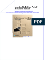 Microeconomics 8th Edition Perloff Solutions Manual Instant Download All Chapter