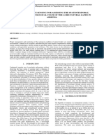 Satellite Remote Sensing For Assessing The Spatiot