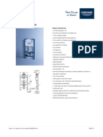 GROHE Specification Sheet 38525000