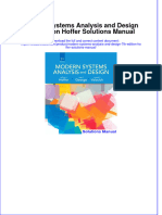 Modern Systems Analysis and Design 7th Edition Hoffer Solutions Manual Instant Download All Chapter