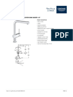 GROHE Specification Sheet 32168000