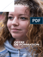 Offre de Formation Sorbonne Paris Nord