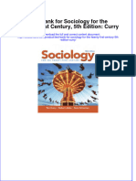 Test Bank For Sociology For The Twenty-First Century, 5th Edition: Curry Download PDF Full Chapter