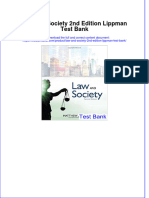 Law and Society 2nd Edition Lippman Test Bank Instant Download All Chapter