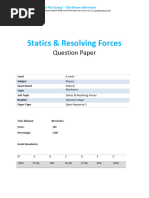 103.3 - Statics Resolving Forces QP