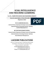 Artificial Intelligence and Machine Learning - Final