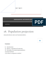 Population Projection - Demographic Anthropology